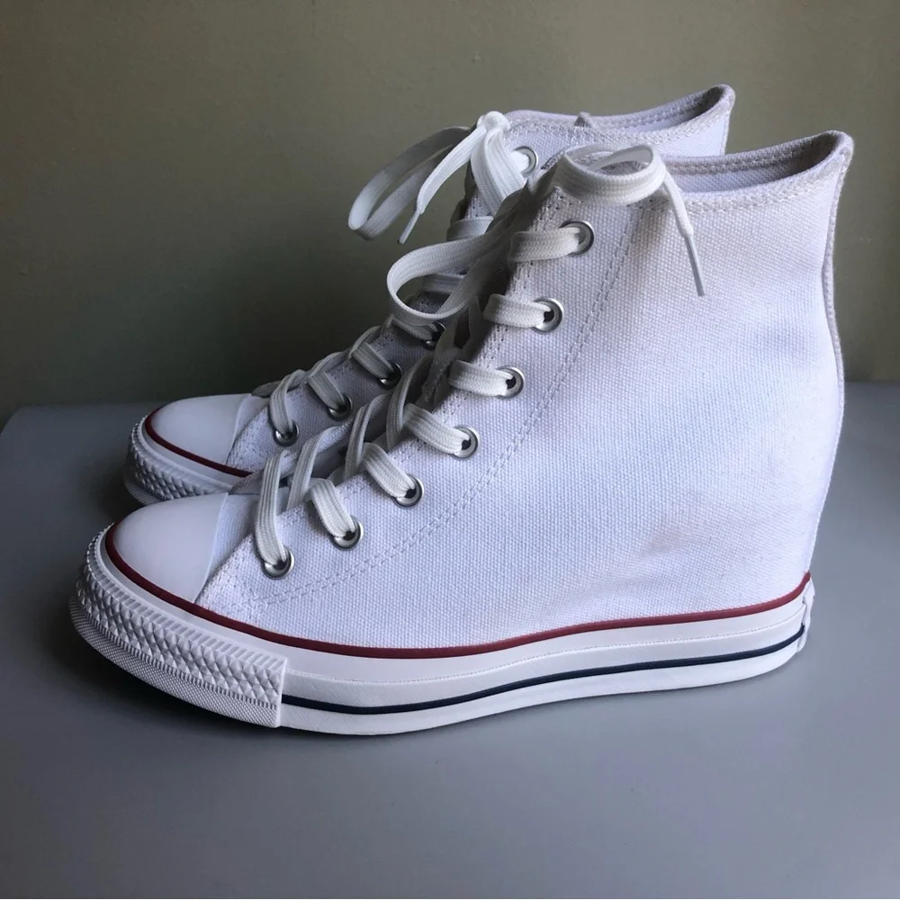 Converse Chuck Taylor All Star Wedge Platform High Top Sneakers Size: US 9